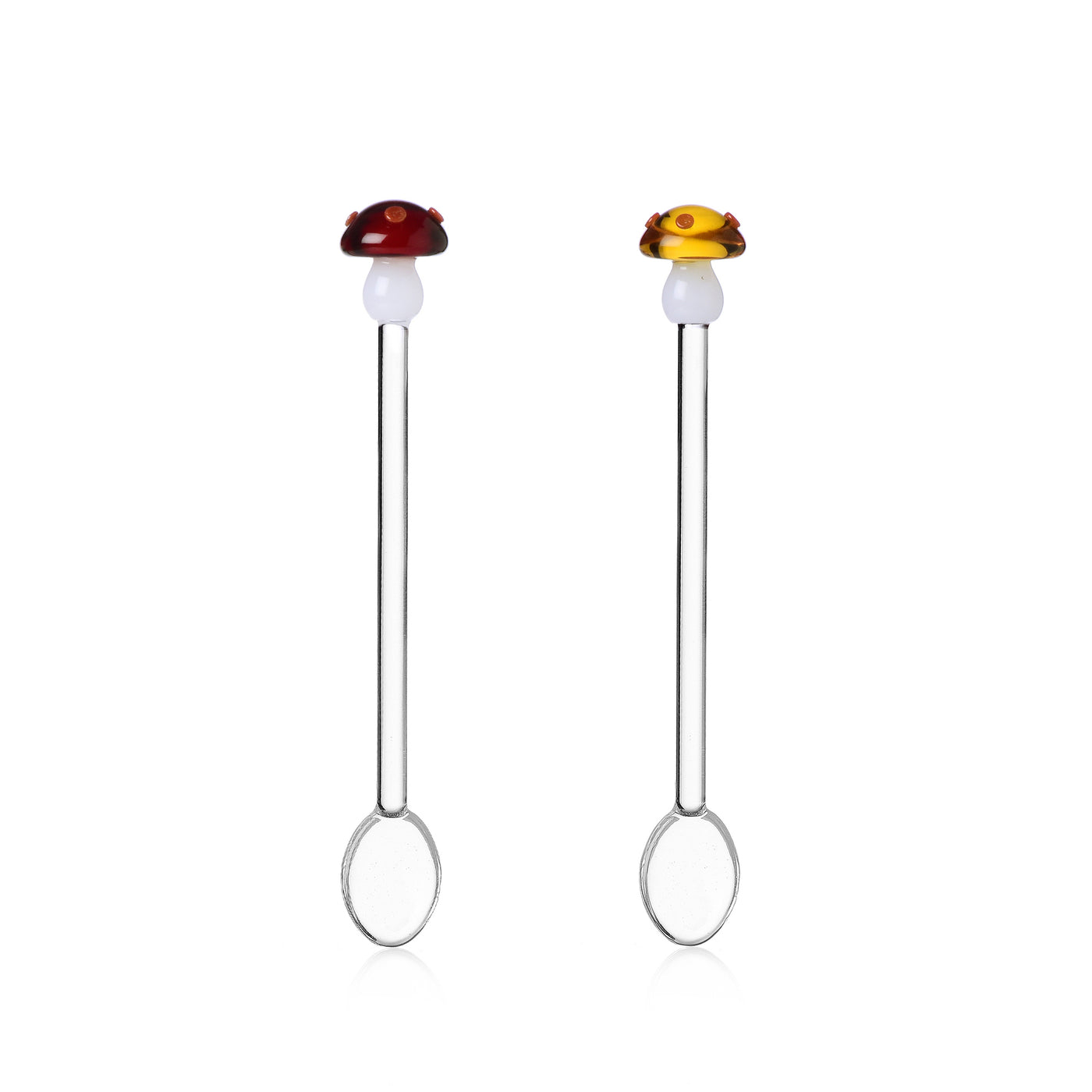 Ichendorf Milano Glass Mushroom Spoons - Set of 2