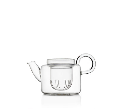 Ichendorf Milano Clear Small Glass Teapot with Filter