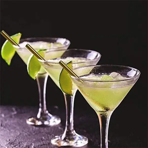 Silver Reusable Margarita Straw (6 pcs)