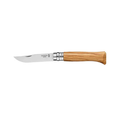 Opinel Olive Wood Pocket Knife No. 8