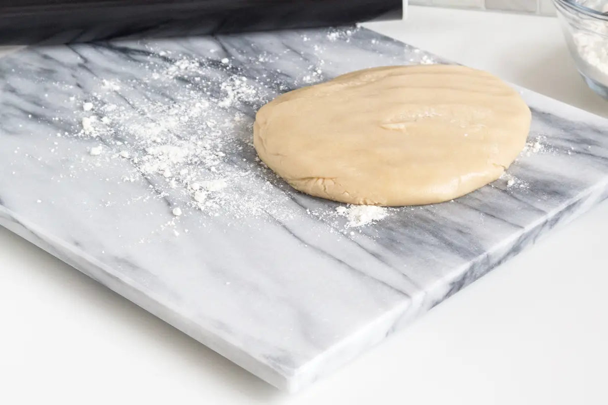 White Marble Pastry Board